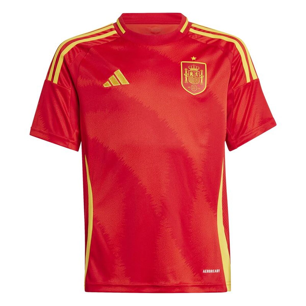 Tricou de Fotbal cu Mânecă Scurtă pentru Copii Adidas IP9351 Roșu (7-8 Ani)