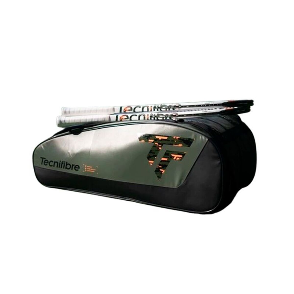 Husă pentru rachetă Tecnifibre Tour Endurance Khaki 12R Verde