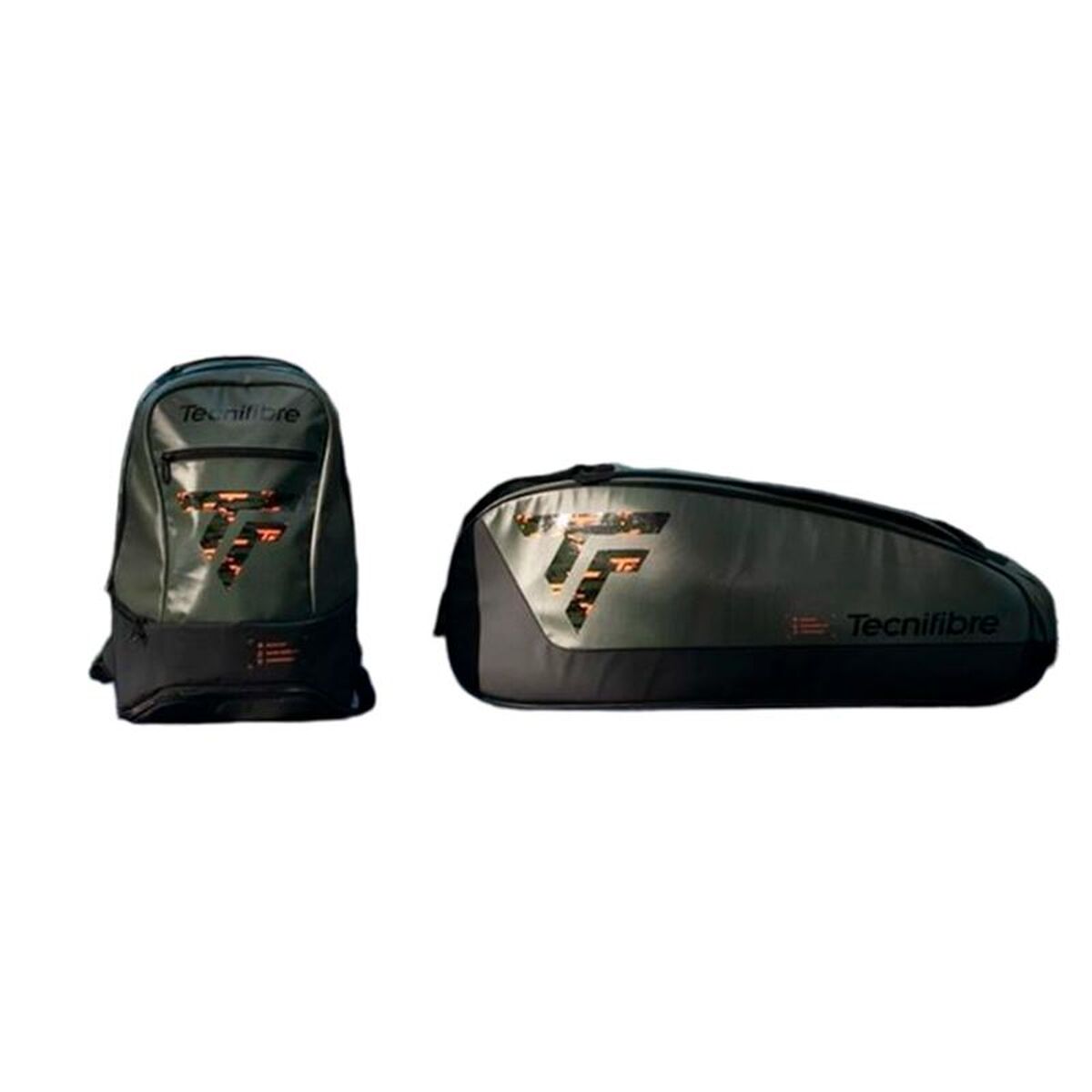 Husă pentru rachetă Tecnifibre Tour Endurance Khaki 12R Verde