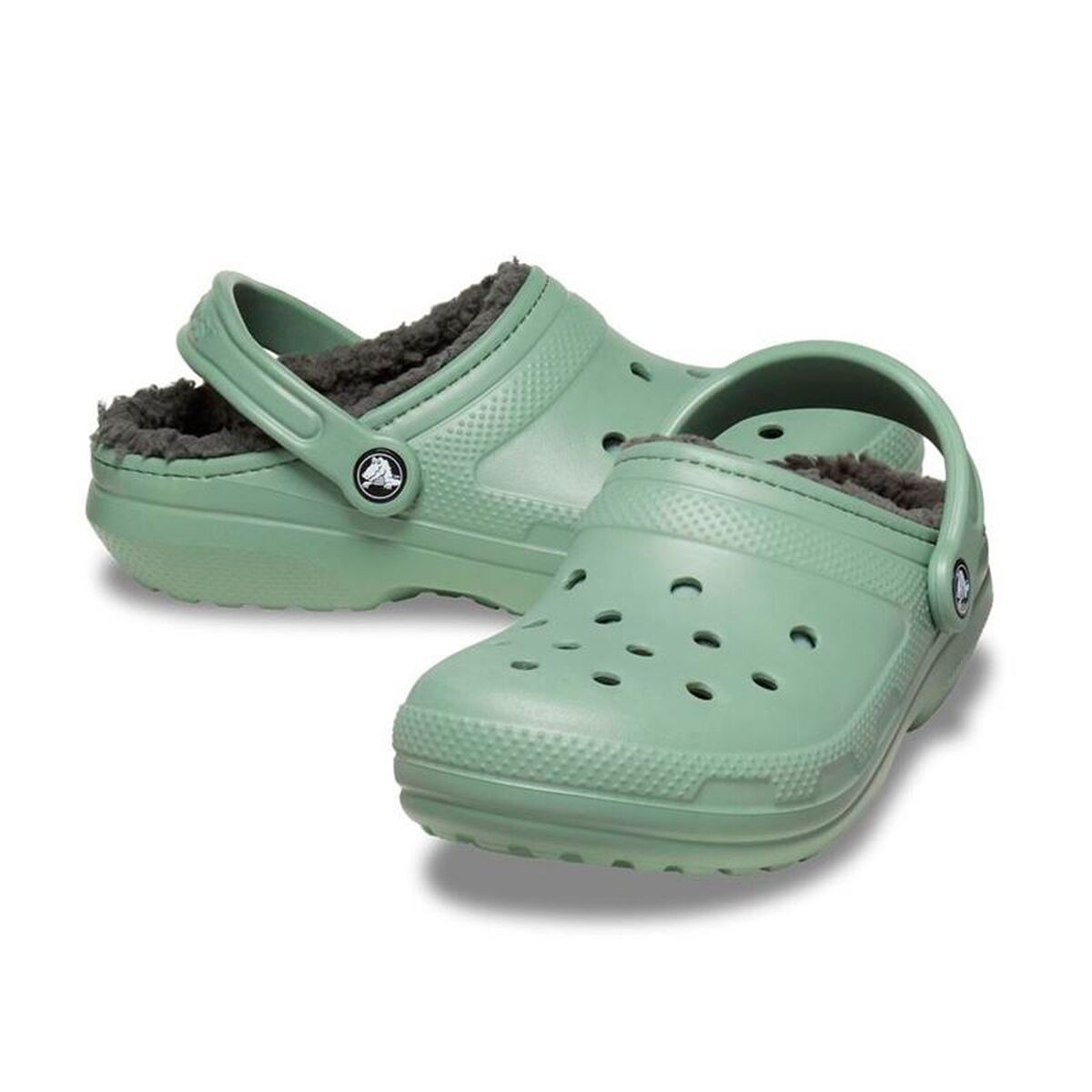 Saboți Crocs Classic Lined Clog Albastru