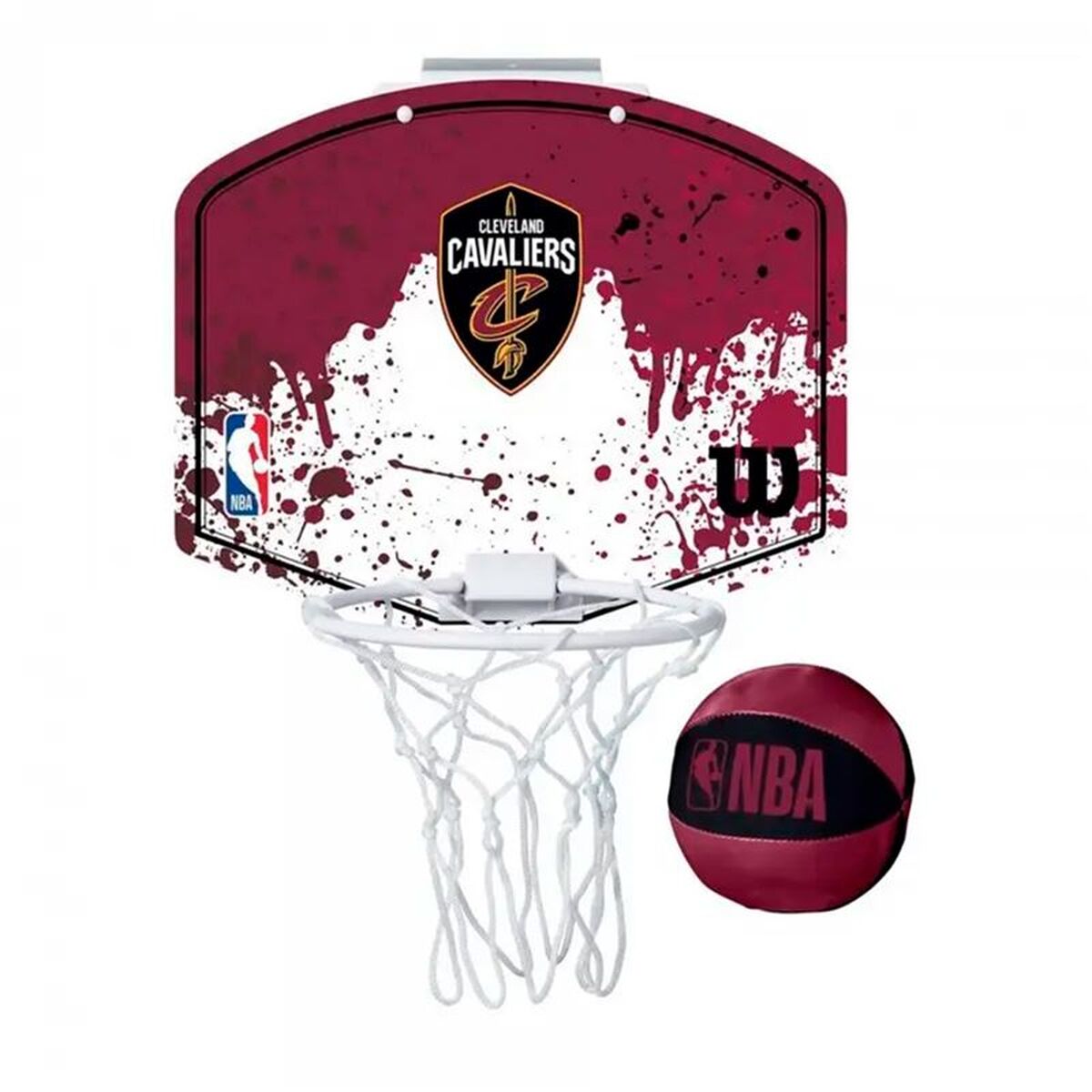 Coș de Baschet Wilson Nba Team Mini Hoop Cavaliers Maro