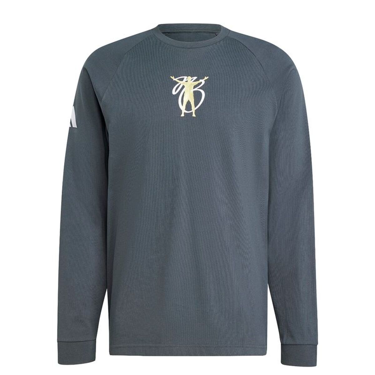 Tricou cu Mânecă Lungă Bărbați Adidas JM9351 Gri închis (XS)