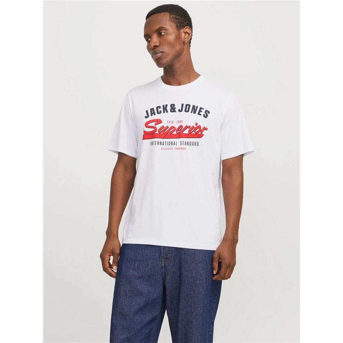 Tricou cu Mânecă Scurtă Bărbați Jack & Jones 12268267-C-N100