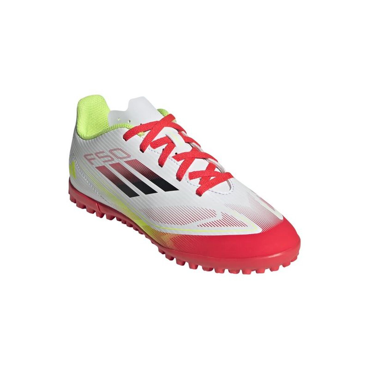 Ghete de Fotbal pentru Copii Adidas F50 Club TF Alb