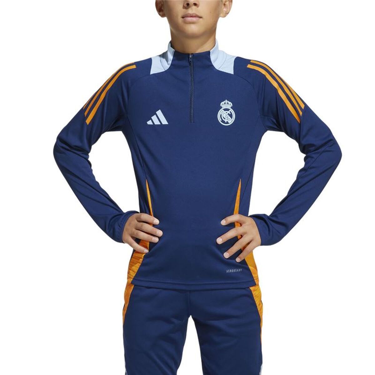Tricou de fotbal Adidas JE4208 Bleumarin (15-16 Ani)