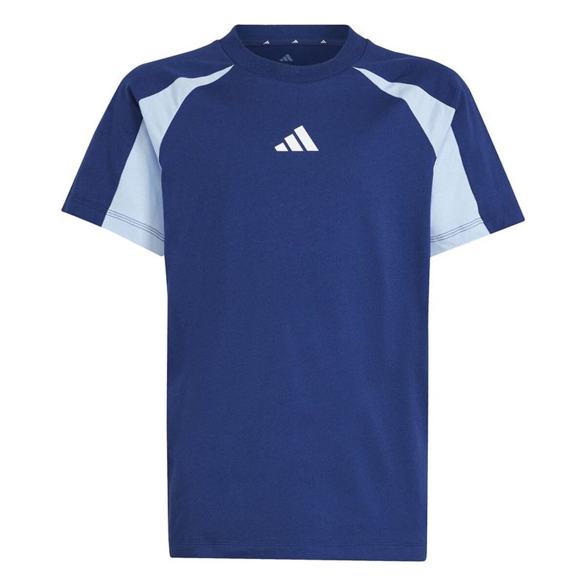 Tricou cu Mânecă Scurtă pentru Copii Adidas JD0060 Albastru