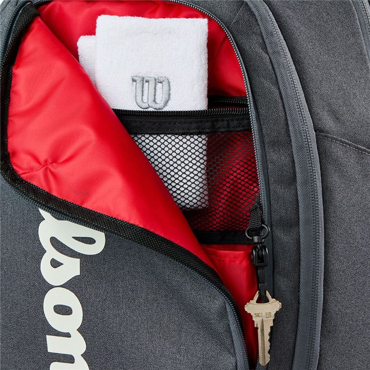 Husă pentru rachetă Wilson Tour Backpack 2025 Negru