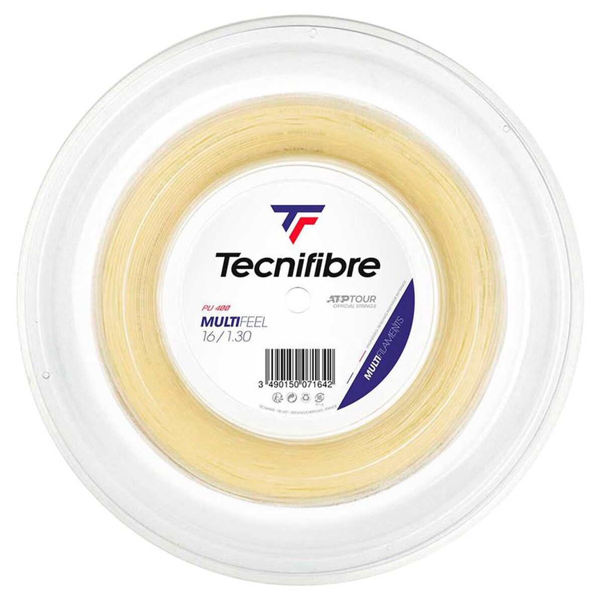 Șnur de rachetă Tecnifibre Multifeel  Alb
