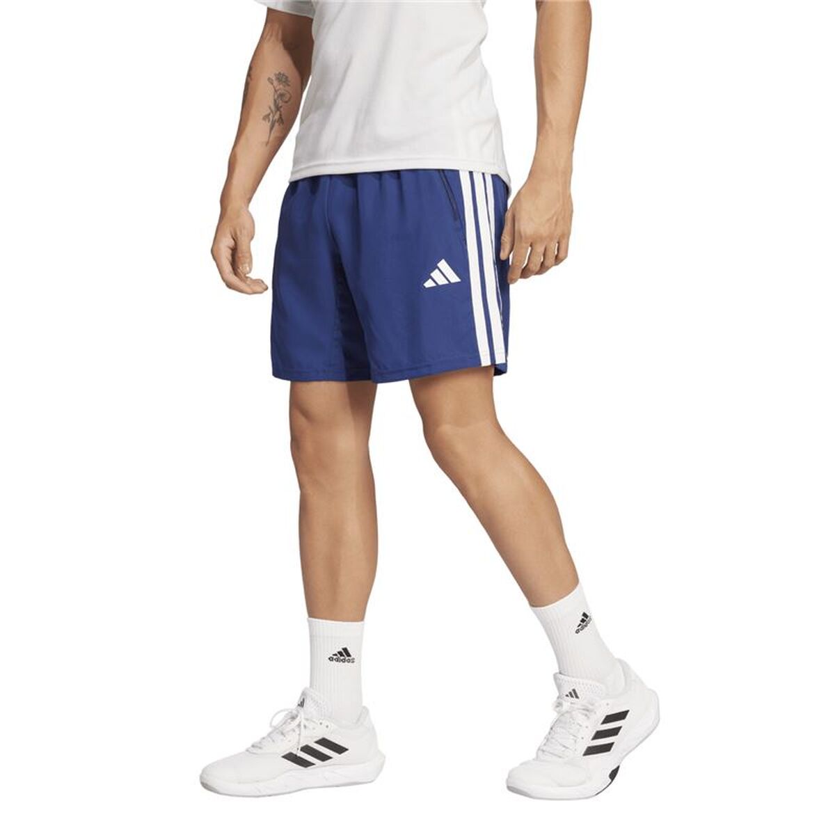 Pantalon Scurt Sport Adidas Tr-Es 3 Bandas Wv Sh Bărbați