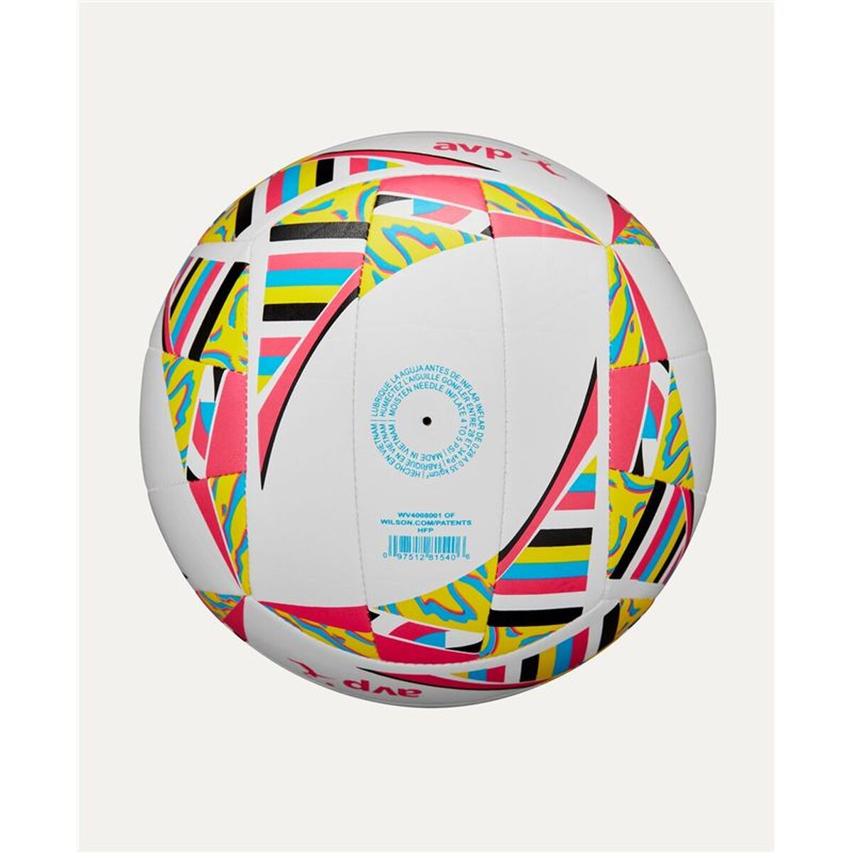 Minge de Volei Plajă Wilson Avp Movement Vb New Galben Alb Rose TPU
