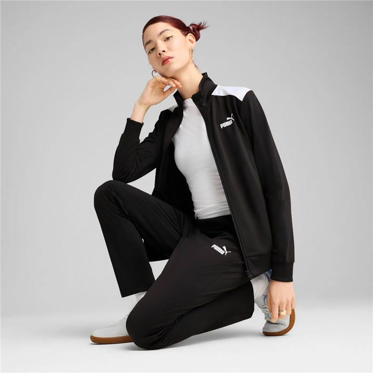 Trening Damă Puma Poly Suit Op Negru