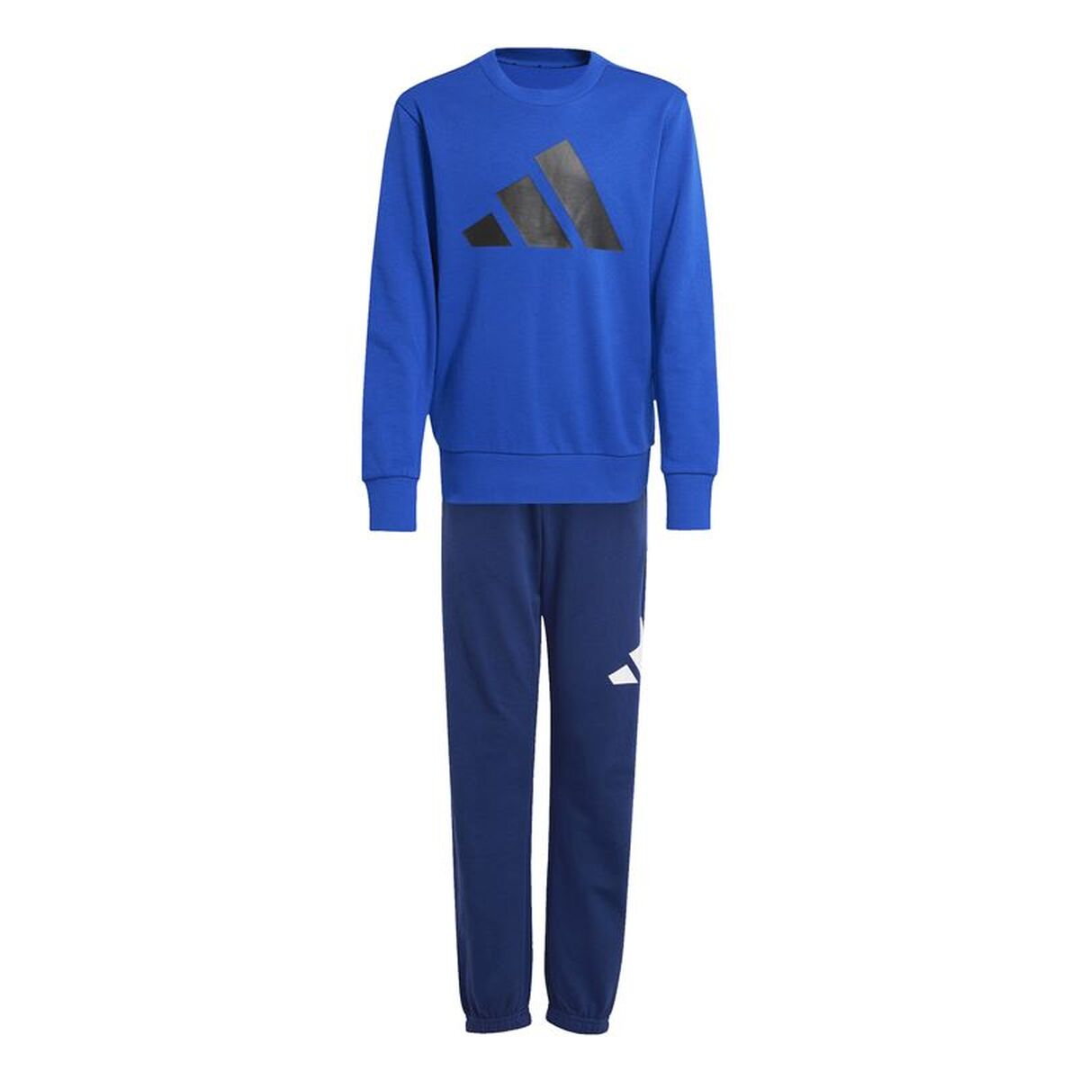 Trening Copii Adidas Big Logo French Terry Jog Albastru
