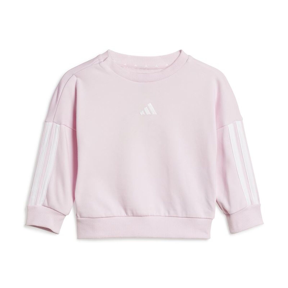 Set Sport pentru Bebeluși Adidas 3 Bandas French Terry Jogger Roz