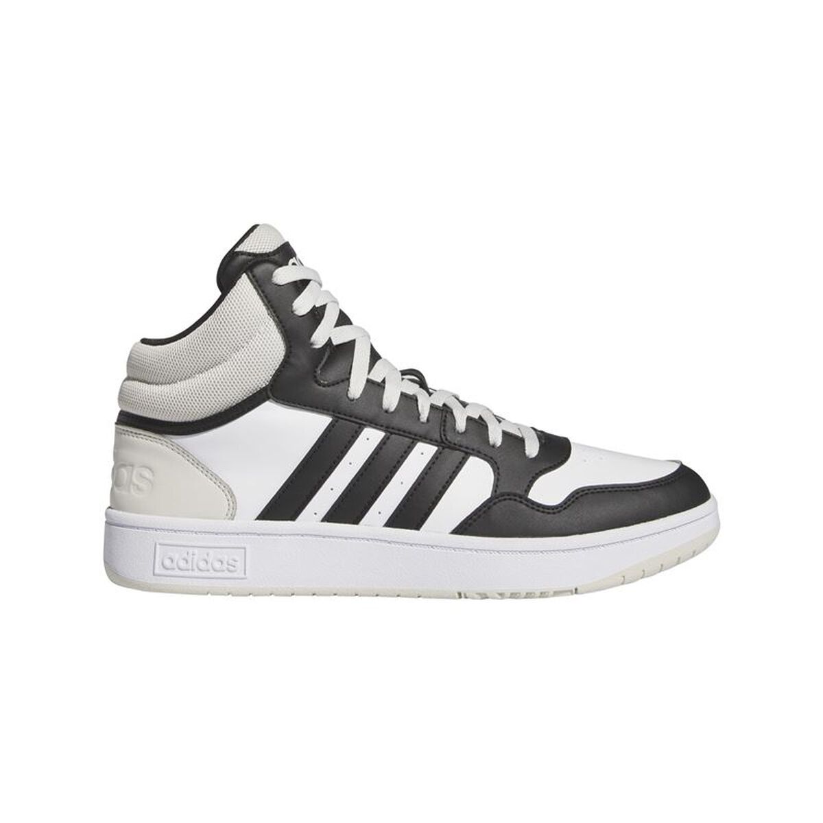Adidași Casual Bărbați Adidas Hoops 3.0 Mid Alb