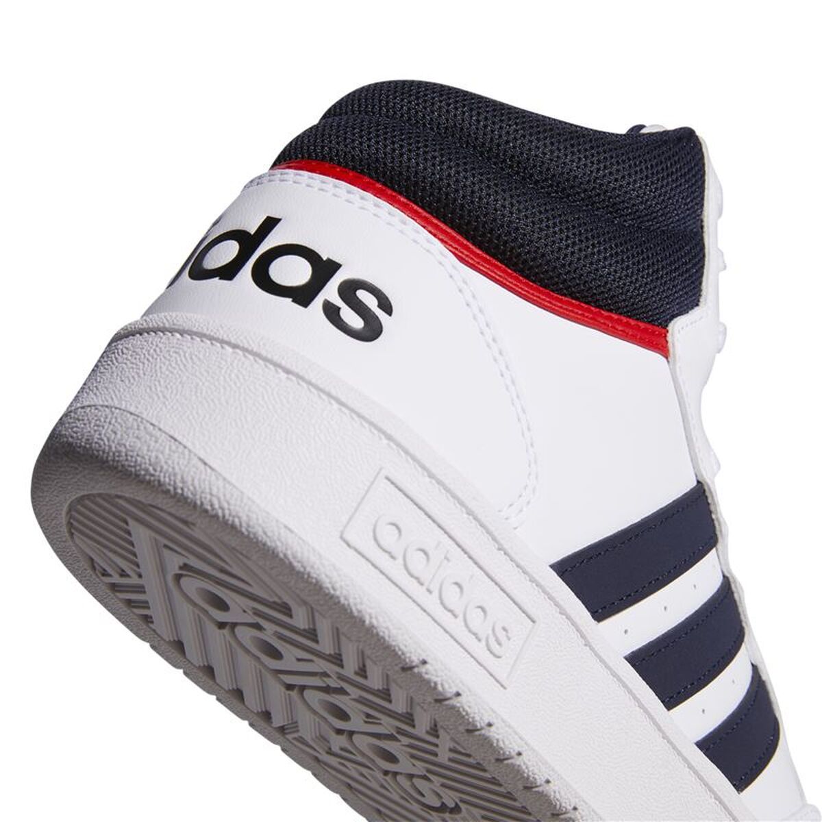 Încălțăminte Sport Bărbați Adidas Hoops 3.0 Mid Classic Alb