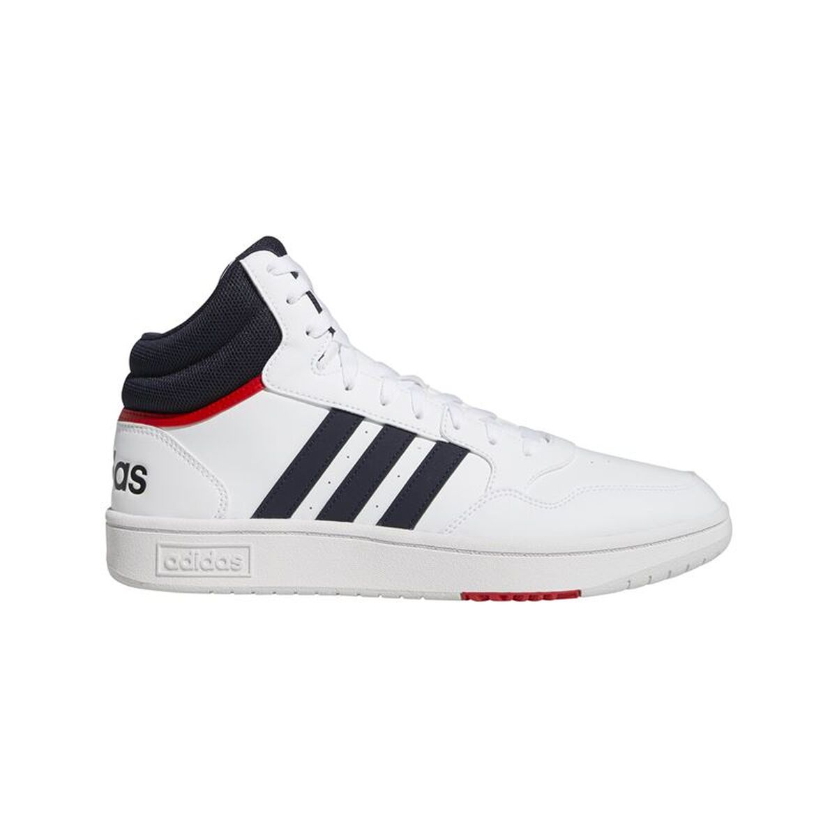Încălțăminte Sport Bărbați Adidas Hoops 3.0 Mid Classic Alb