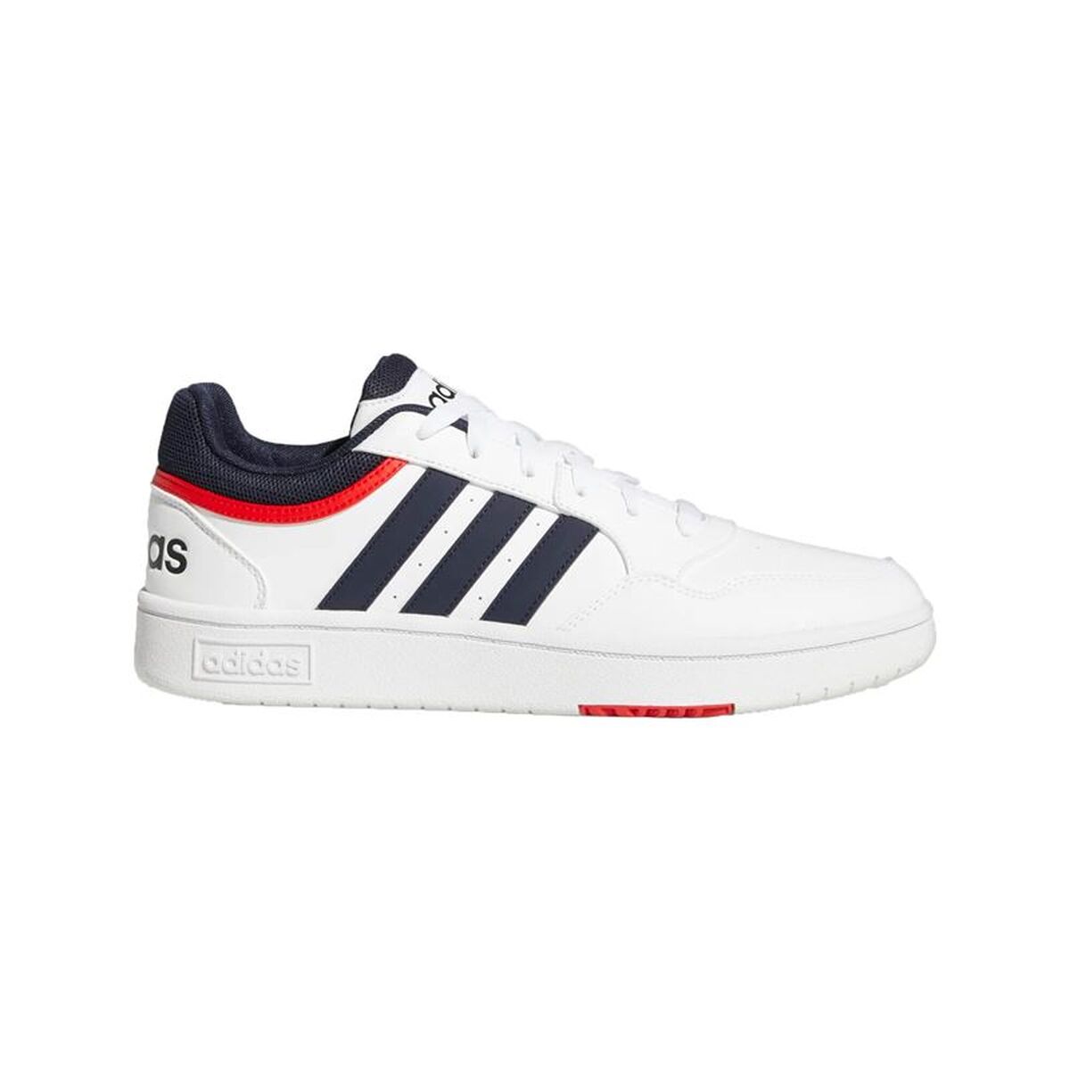 Încălțăminte Sport Bărbați Adidas Hoops 3.0 Alb