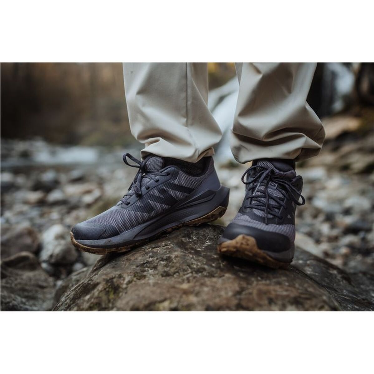 Pantofi sport pentru femei Salomon Elixir Tour Wp9 Gri închis