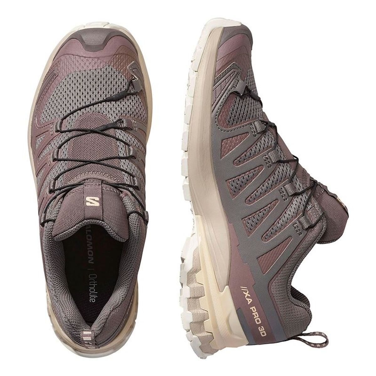 Pantofi de trail pentru femei Salomon Xa Pro 3D V9 Maro Deschis