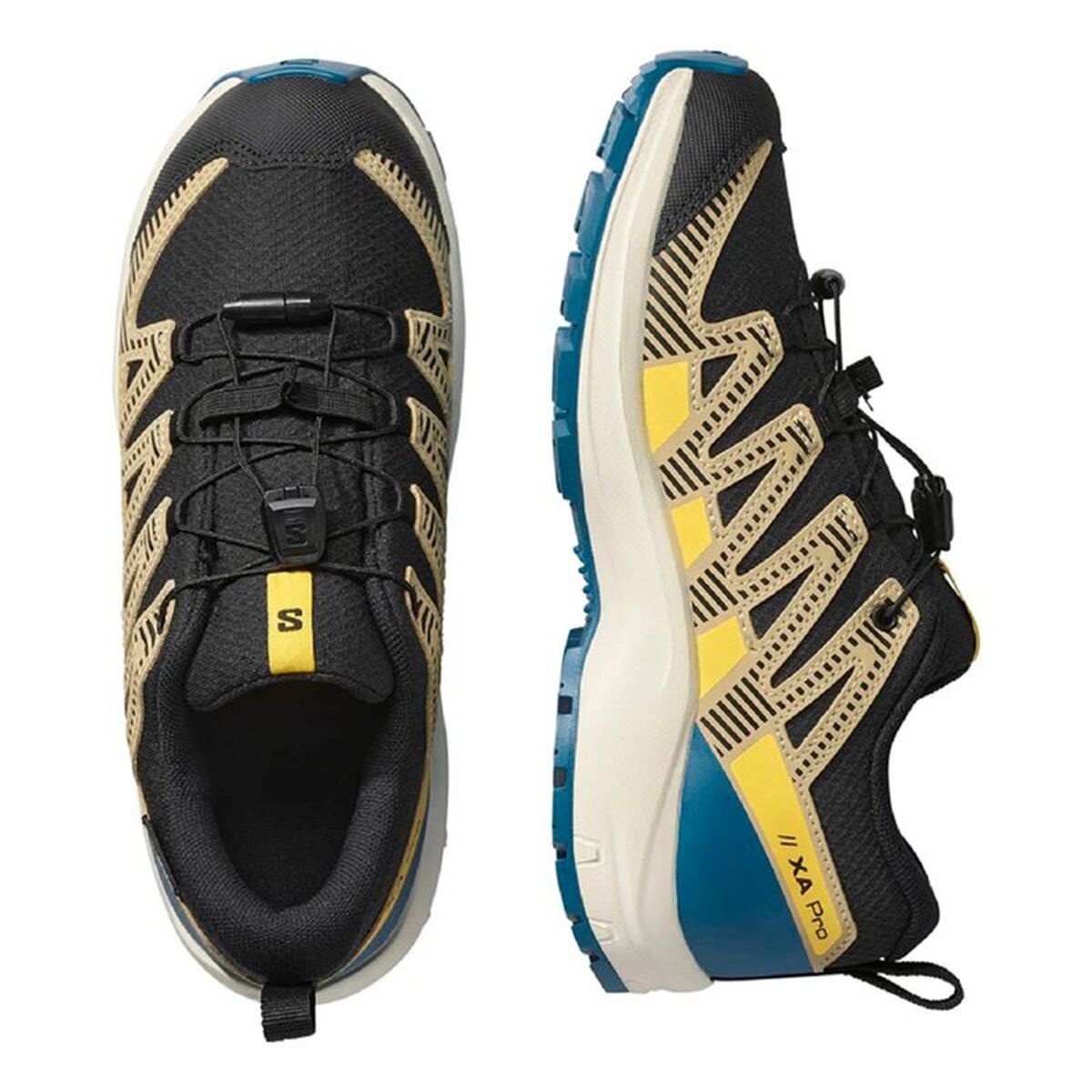 Pantofi trail pentru bărbați (alergare montană) Salomon Xa Pro V8 Negru Gri