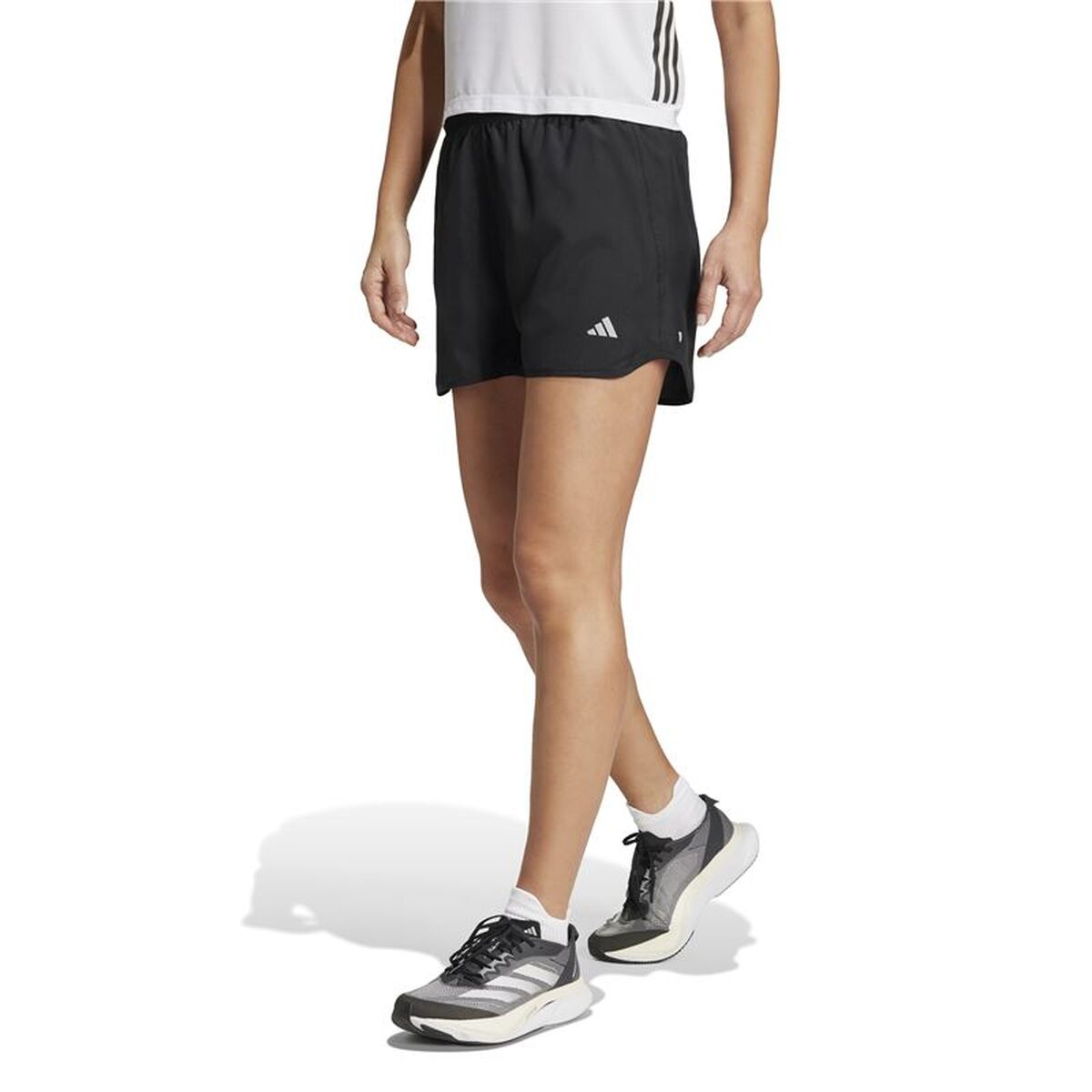 Pantaloni Scurți Sport pentru Damă Adidas Run It Short Negru