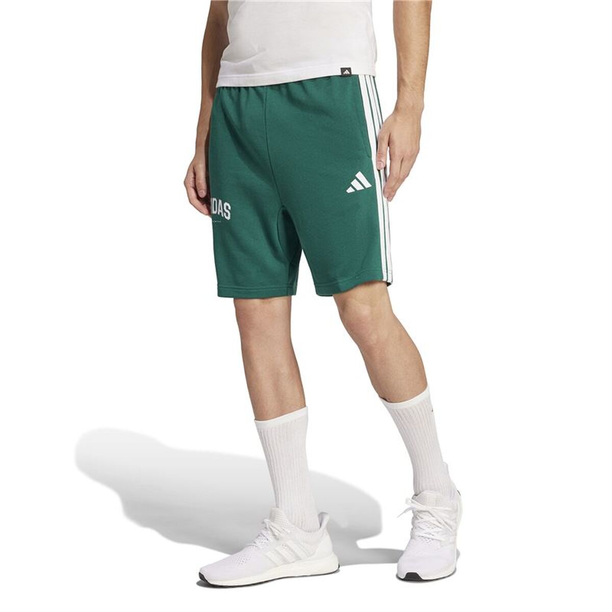 Pantaloni Scurți Sport pentru Bărbați Adidas 3 Bandas Sho Verde