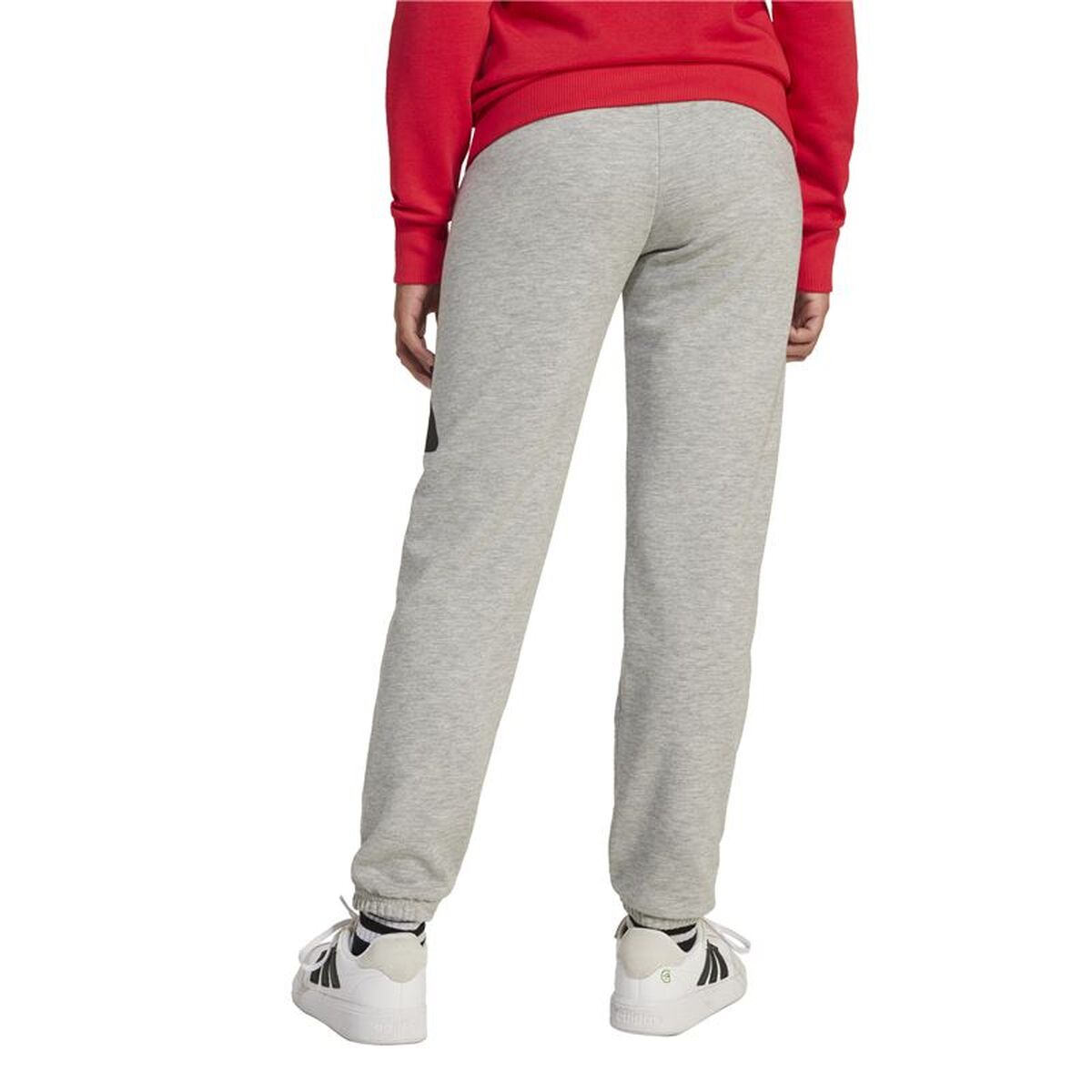 Pantaloni Sport pentru Copii Adidas Big Logo French Terry Gri