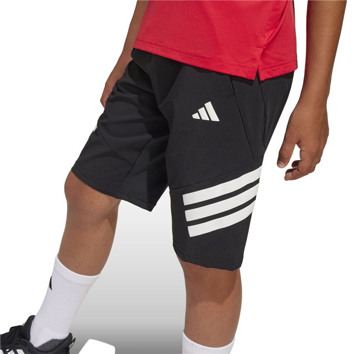 Pantaloni Scurți Sport pentru Copii Adidas Spr Negru