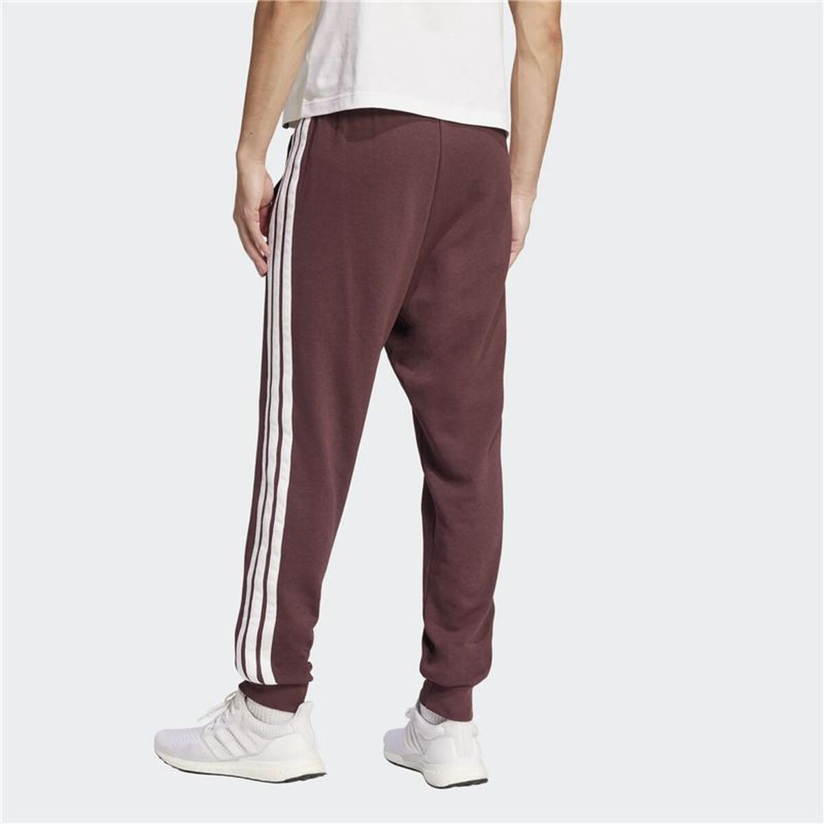 Pantaloni lungi de sport Adidas 3 Bandas Bordo Bărbați