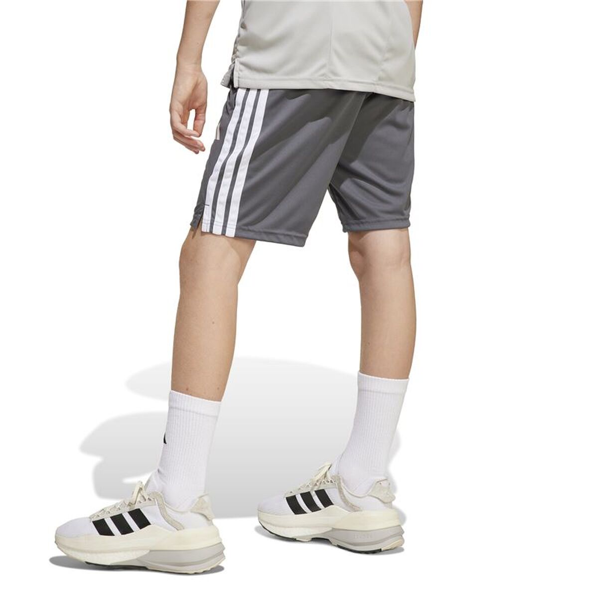 Pantaloni Scurți Sport pentru Copii Adidas Tr-Es 3Bandas Sh Gri închis