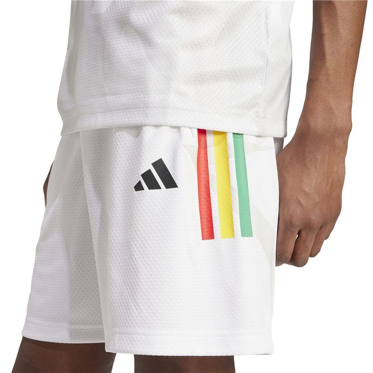 Pantaloni Scurți Sport pentru Bărbați Adidas Tiro Cb Np Alb