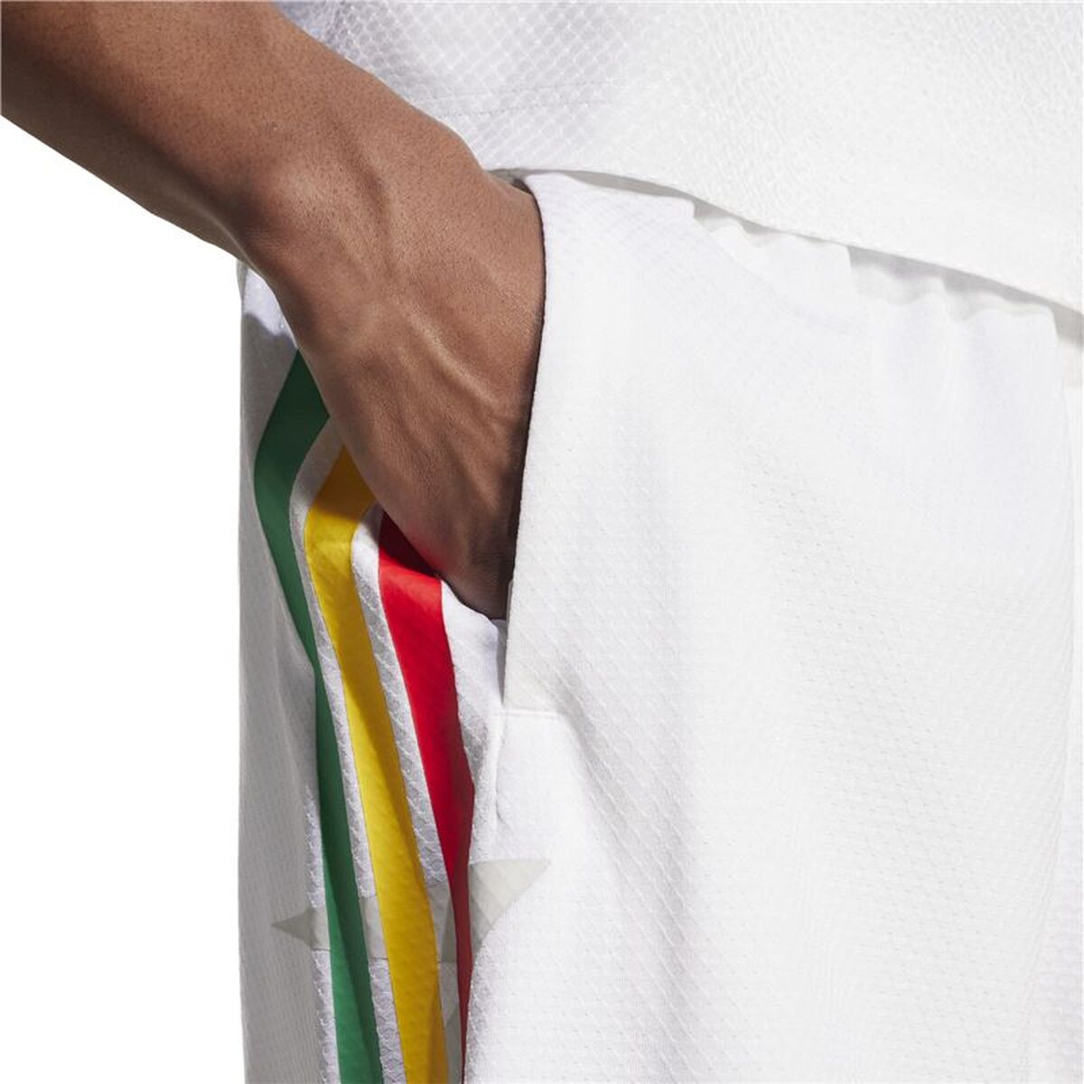 Pantaloni Scurți Sport pentru Bărbați Adidas Tiro Cb Np Alb