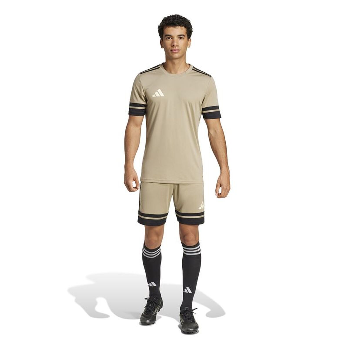 Pantalon de Antrenament de Fotbal pentru Adulți Adidas Squadra25 Alb Natural