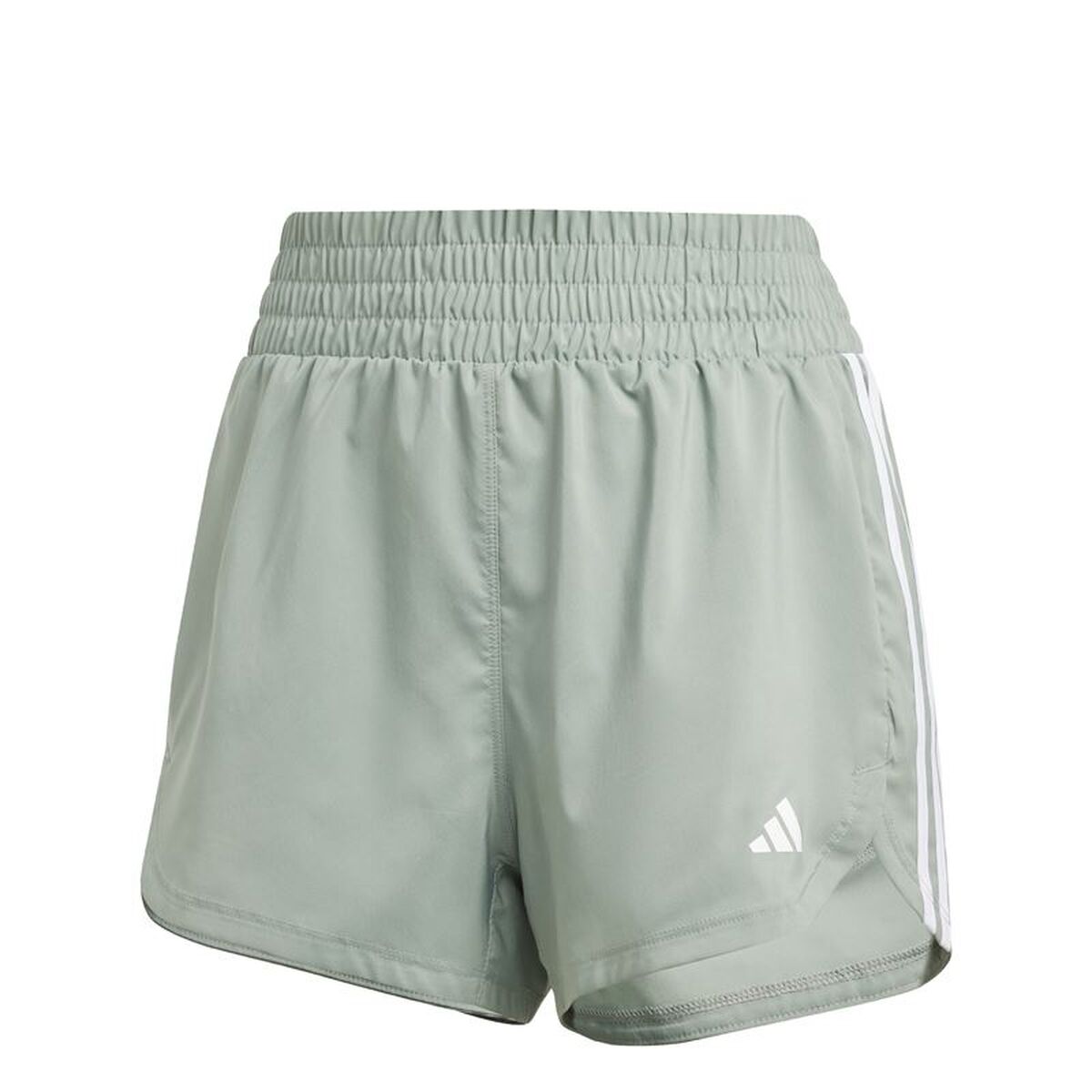 Pantaloni Scurți Sport pentru Damă Adidas Pacer Wvn High Verde