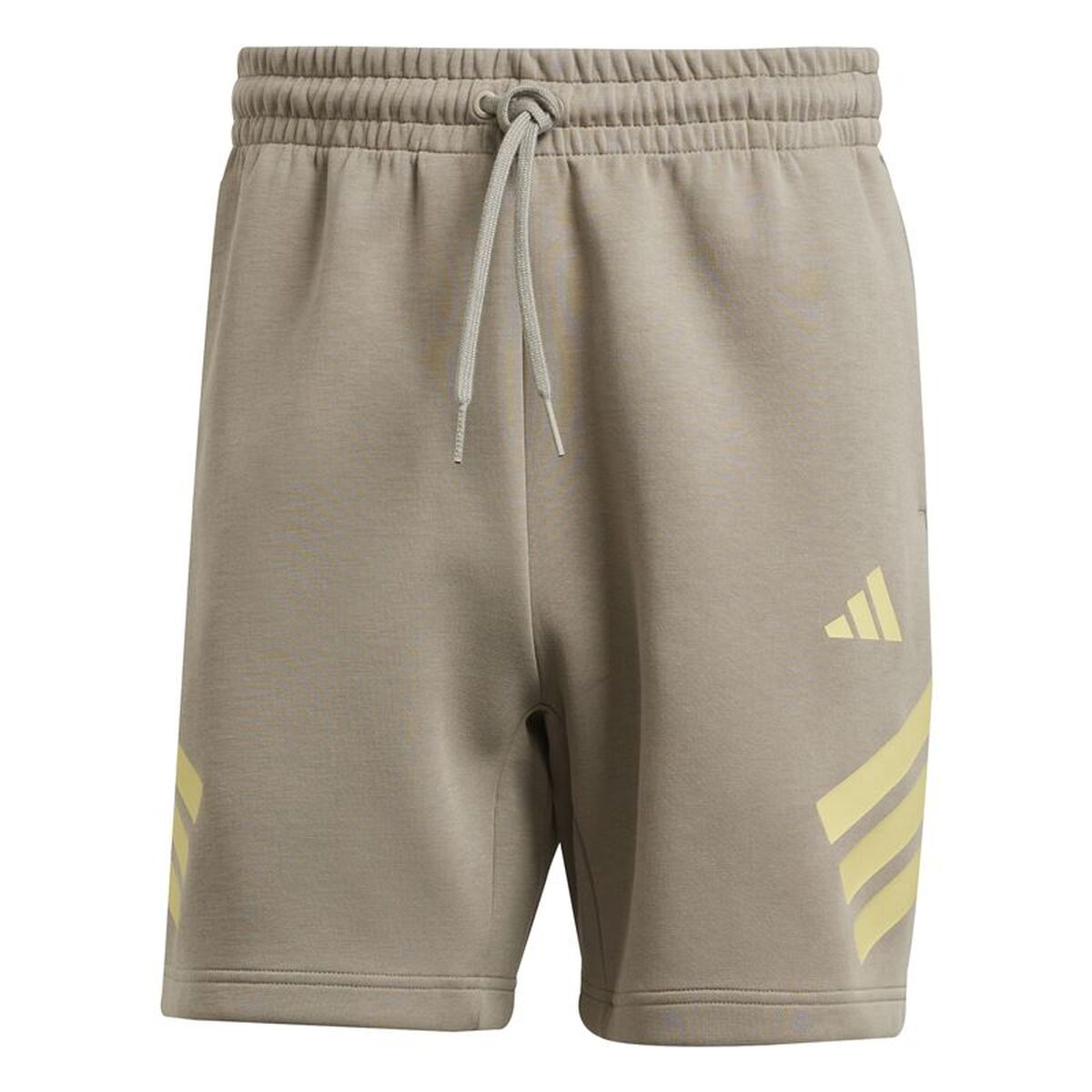 Pantaloni Scurți Sport pentru Bărbați Adidas Future Icons 3Bandas Alb Natural