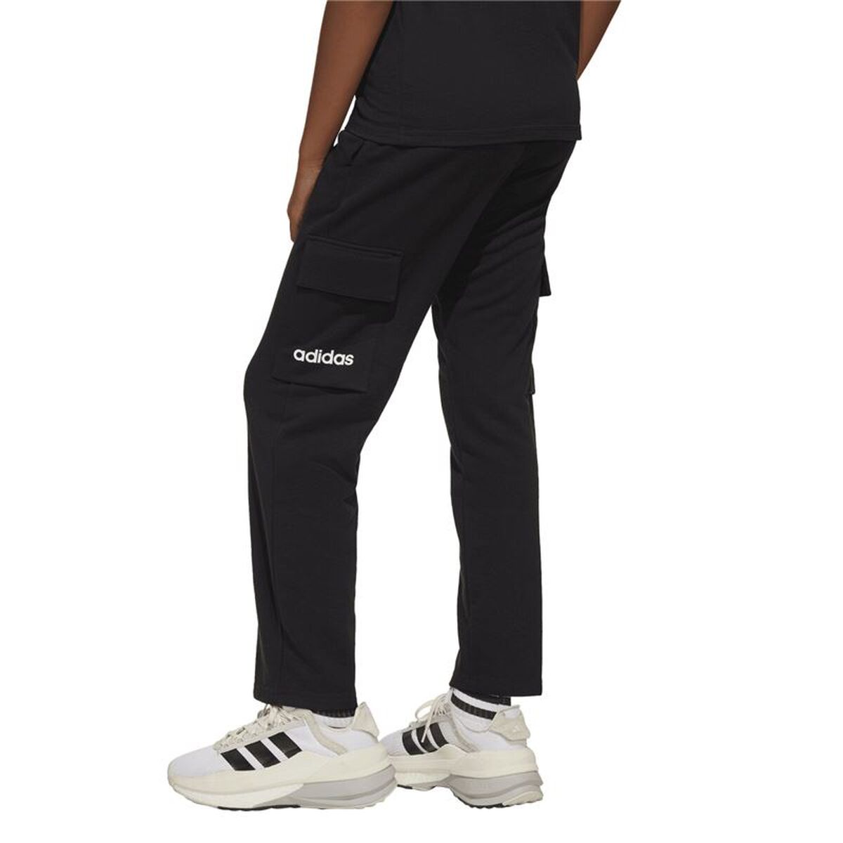 Pantaloni Sport pentru Copii Adidas Jg Lin French Terry Negru
