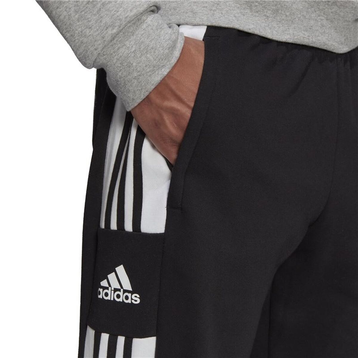 Pantalon de Antrenament de Fotbal pentru Adulți Adidas Sq21 Negru Bărbați