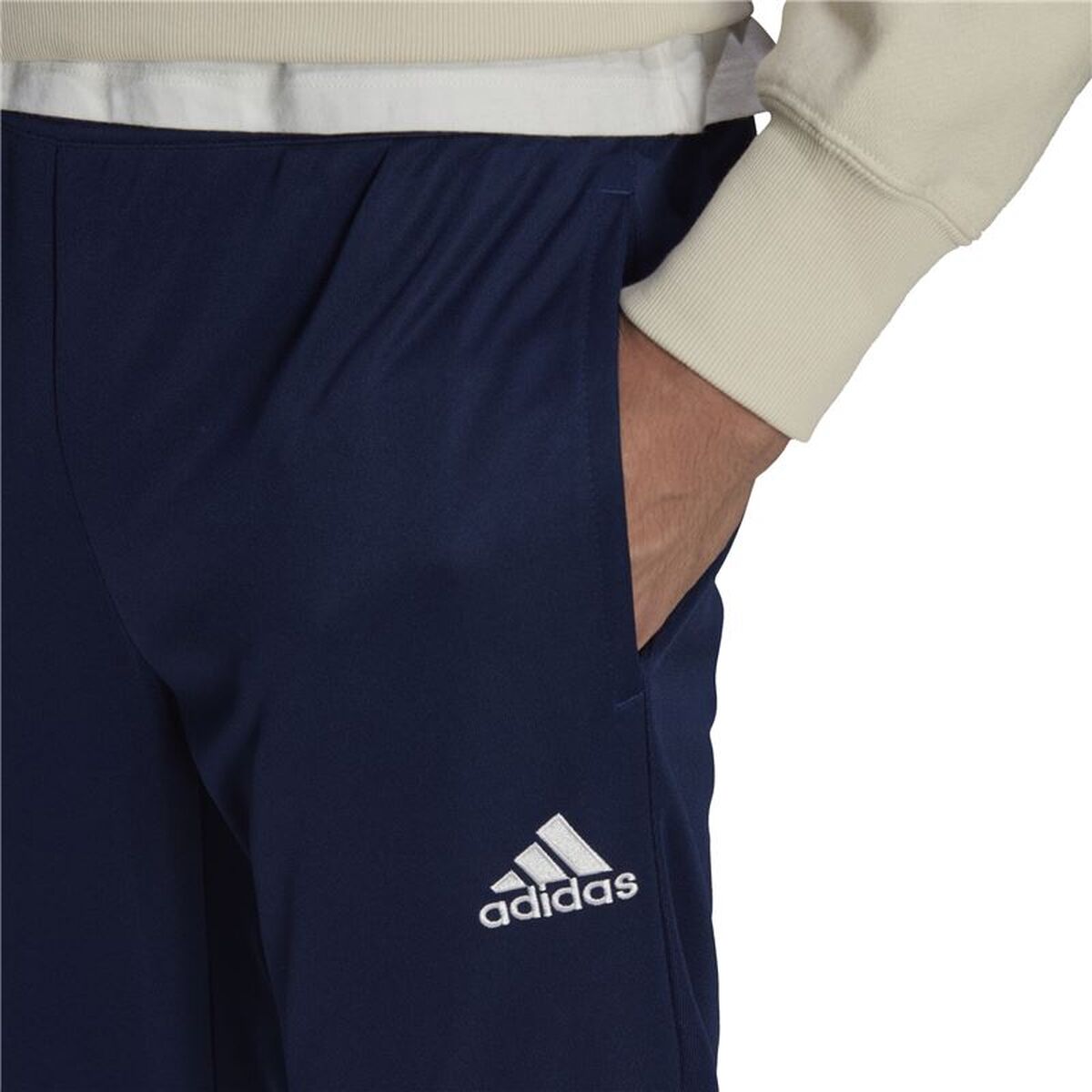 Pantalon de Antrenament de Fotbal pentru Adulți Adidas Entrada22 Albastru închis Bărbați