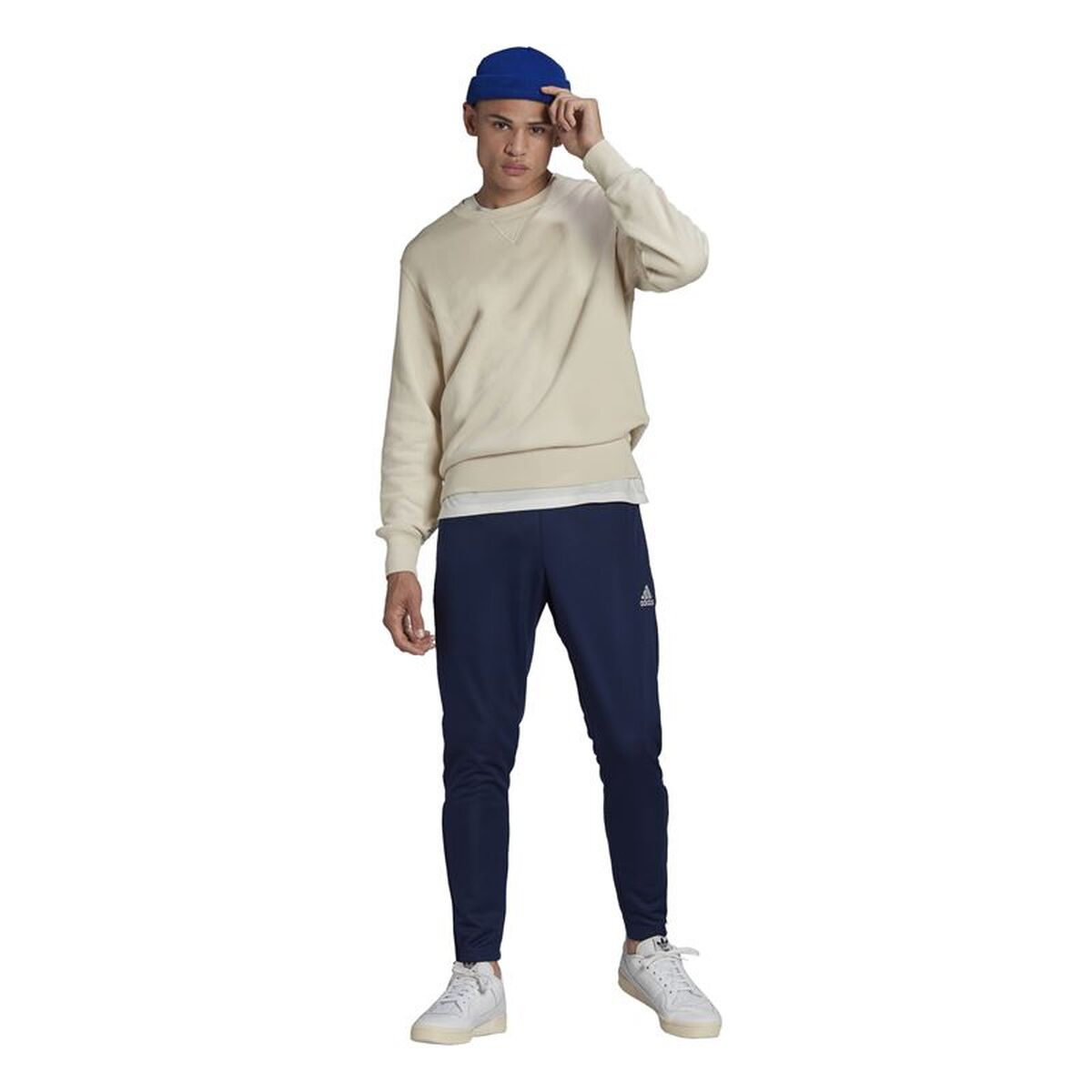 Pantalon de Antrenament de Fotbal pentru Adulți Adidas Entrada22 Albastru închis Bărbați