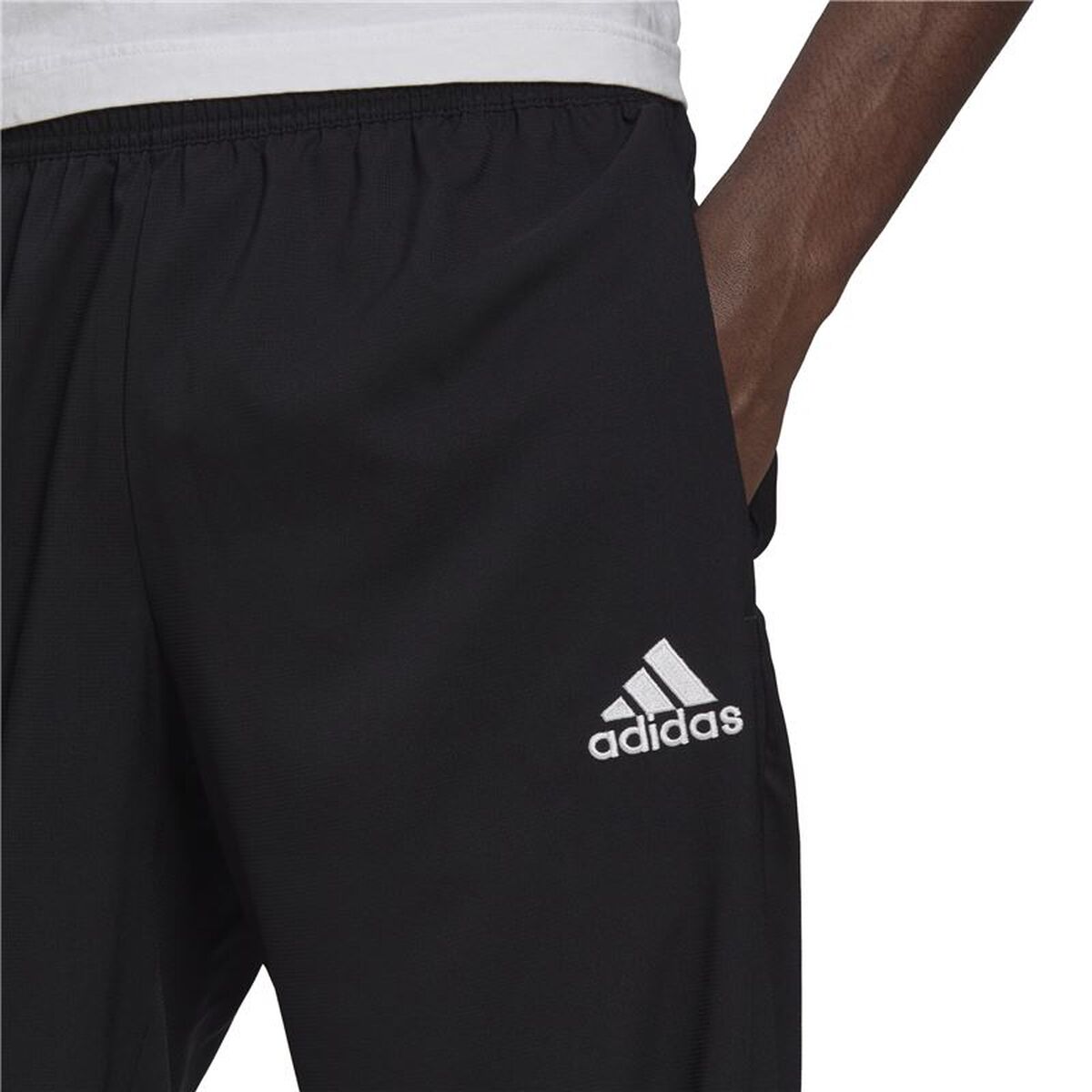Pantalon de Antrenament de Fotbal pentru Adulți Adidas Ent22 Negru Bărbați