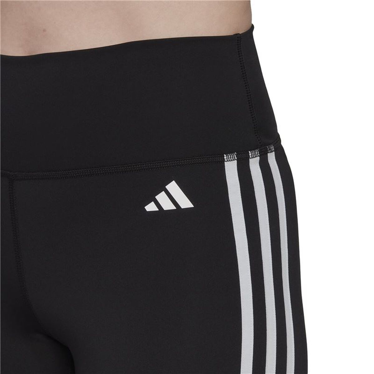 Pantaloni Scurți Sport pentru Damă Adidas Essentials High-Waisted Negru