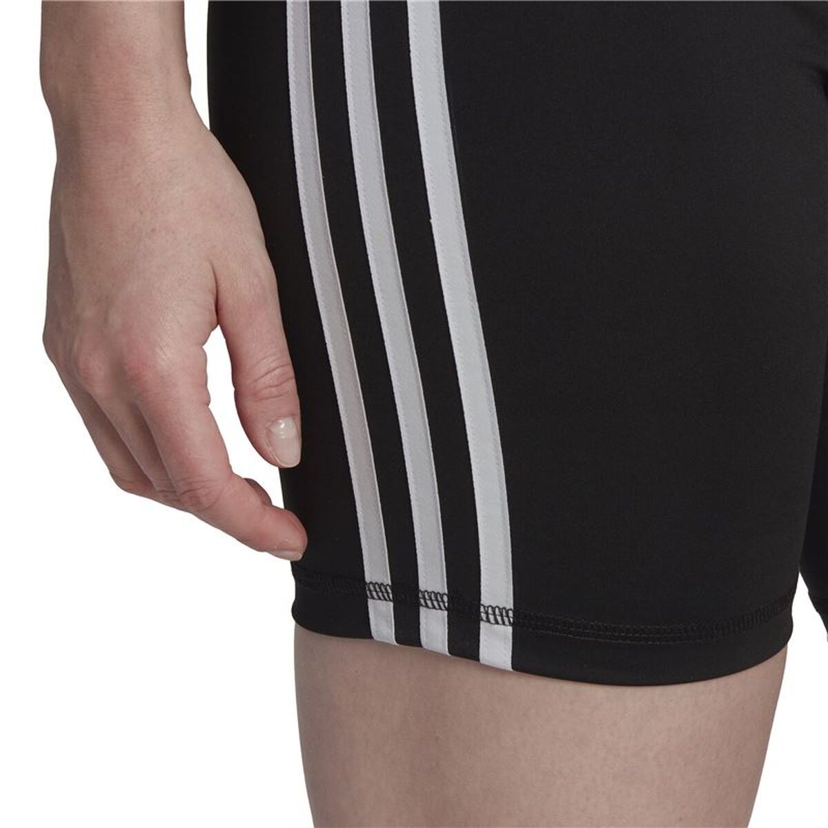 Pantaloni Scurți Sport pentru Damă Adidas Essentials High-Waisted Negru