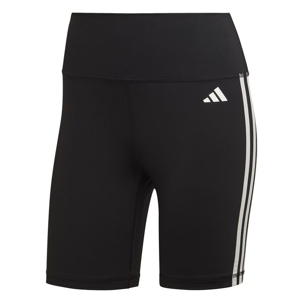 Pantaloni Scurți Sport pentru Damă Adidas Essentials High-Waisted Negru