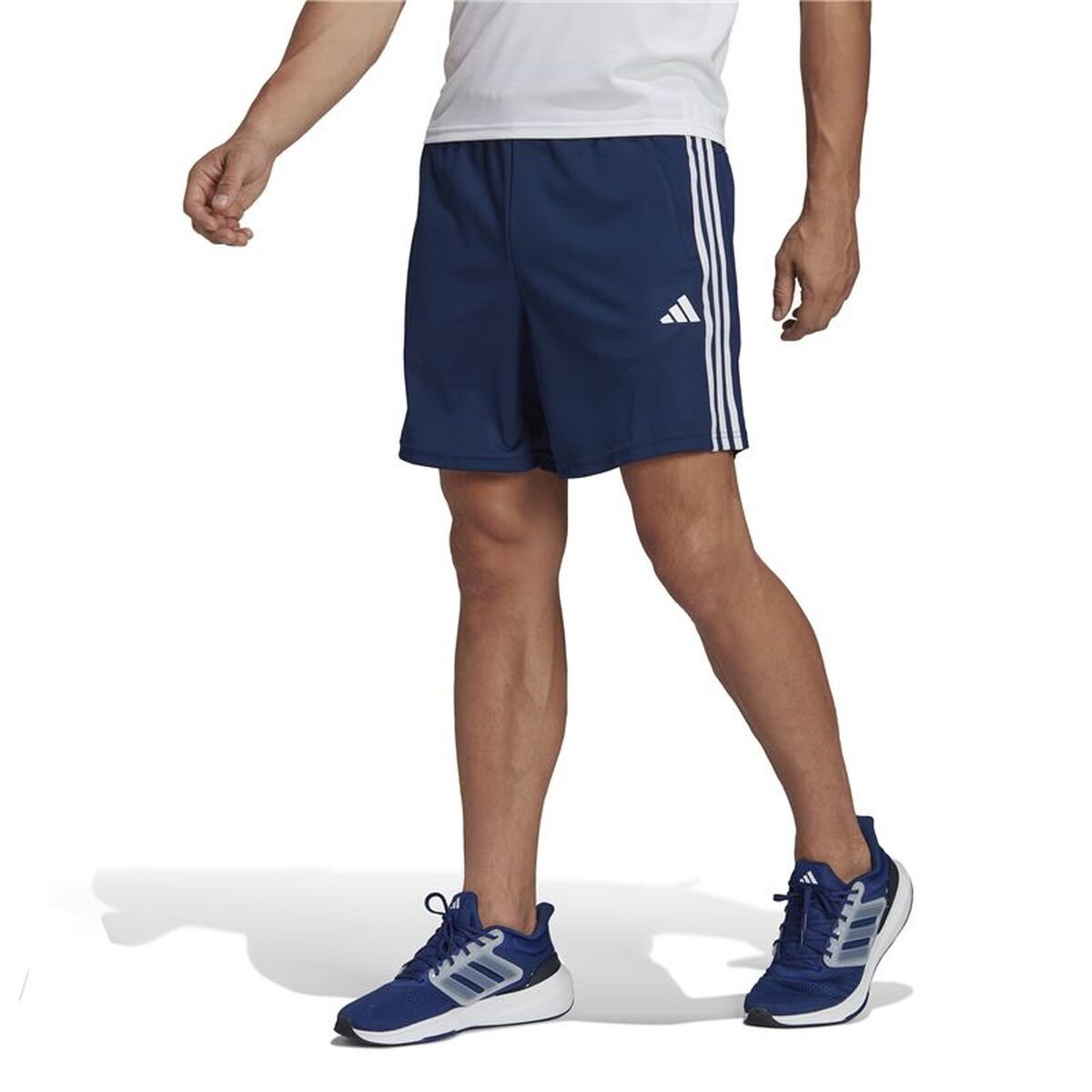 Pantaloni Scurți Sport pentru Bărbați Adidas Albastru