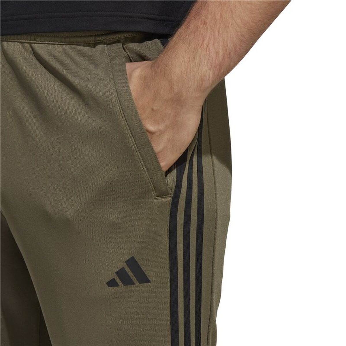 Pantaloni lungi de sport Adidas Essentials Logo 3 Bandas Galben Bărbați