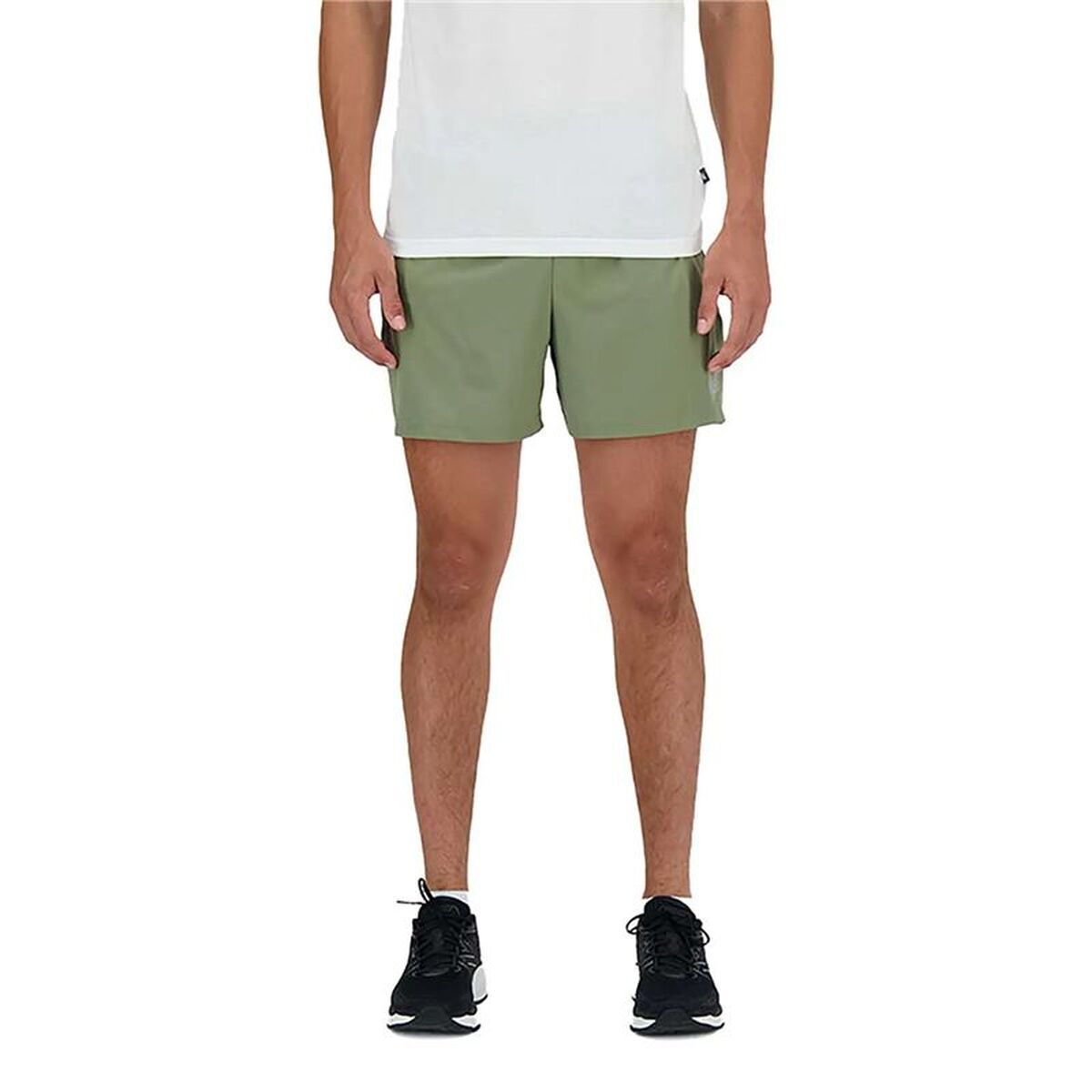 Pantaloni Scurți Sport pentru Bărbați New Balance Sport Essentials 5 Verde inchis
