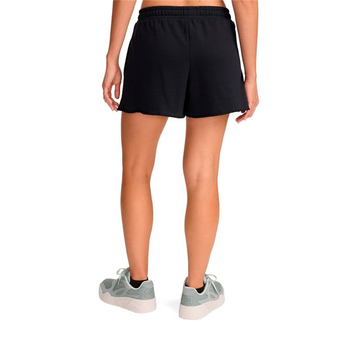Pantaloni Scurți Sport pentru Damă Under Armour Rival Terry Short Negru