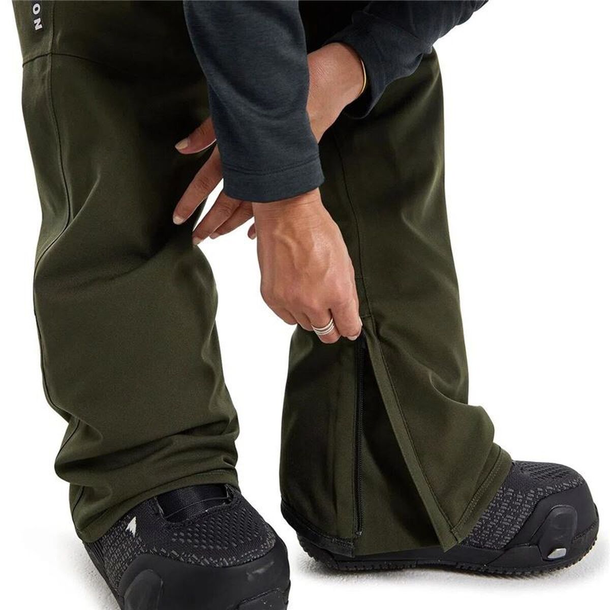 Pantaloni de ski Burton Society 2L Măslină