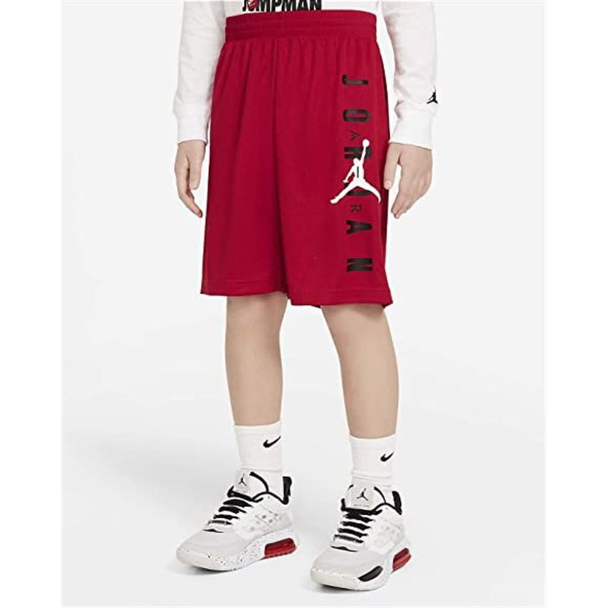 Pantaloni lungi de sport Jordan Jumpman Roșu