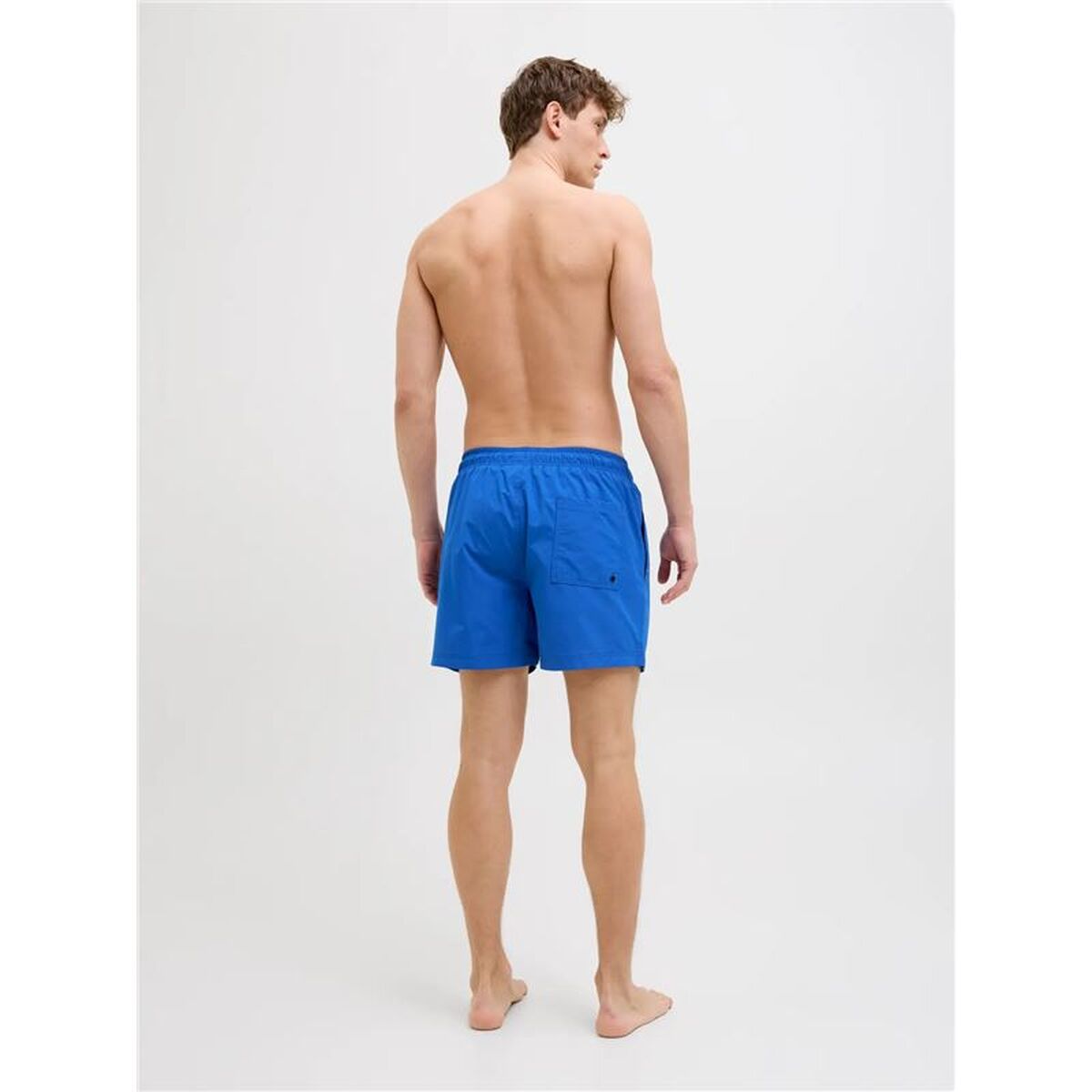 Costum de Baie Bărbați Jack & Jones Jpstmaui Jj Solid Turkish Albastru
